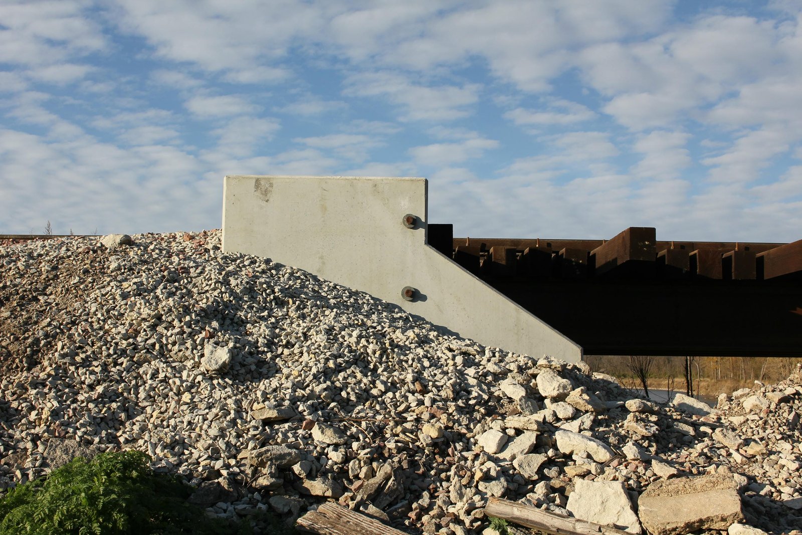 West abutment